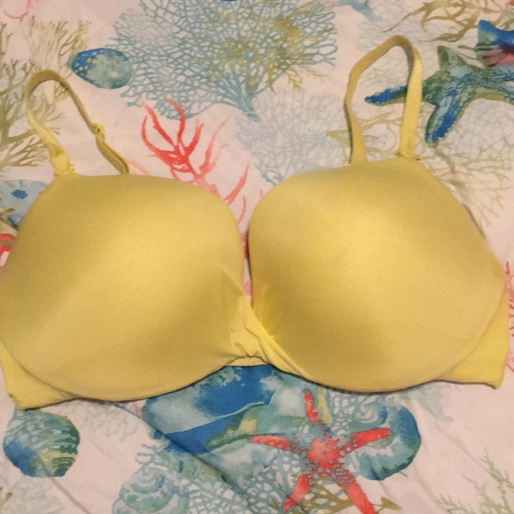 Victoria secret bright yellow bra